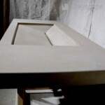 concrete yuma ramp sink slot drain vanities vanity GFRC GRC LEED modern polished cement universe